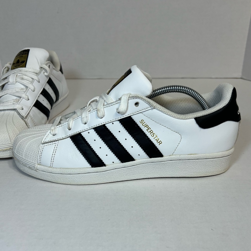 Adidas Superstar White and Black Sneakers women’s Size‎ 7.5